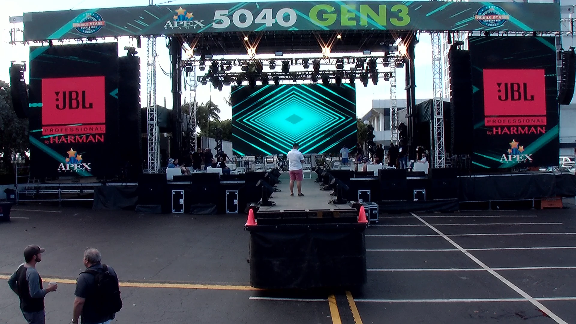 APEX Miami mobile stage