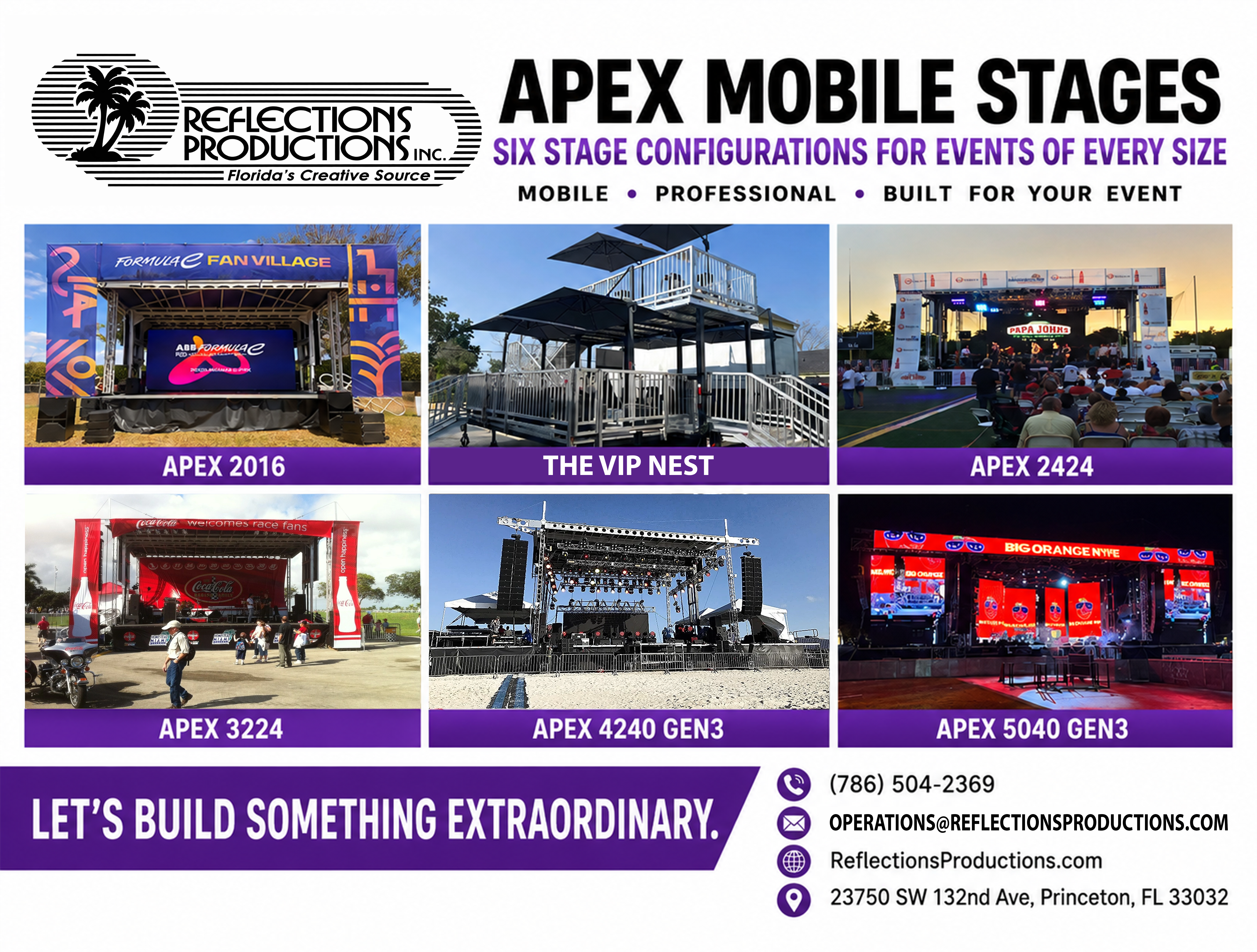 APEX STAGES MIAMI