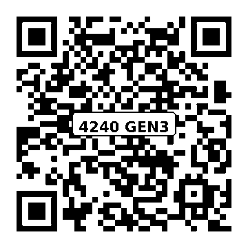 QR code: APEX 4240 Gen3 spec sheet (PDF)